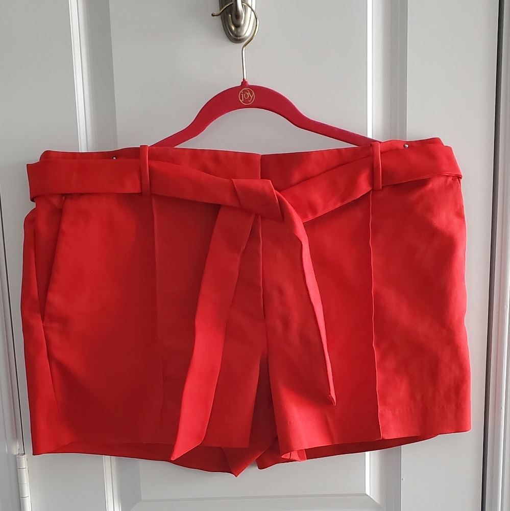 Ann Taylor Loft Red Shorts